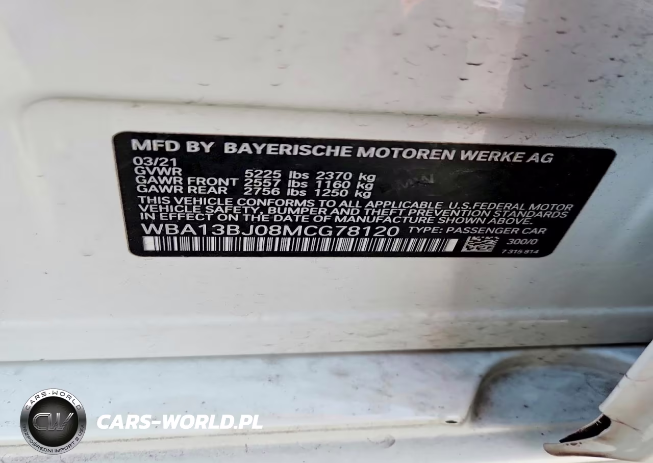 2021 BMW 530 Xi VIN:WBA13BJ08MCG78120 - 12