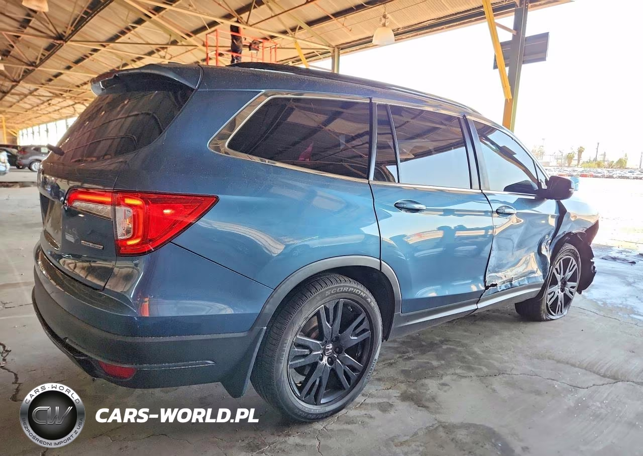 2021 Honda Pilot Se VIN:5FNYF5H25MB018571 - 3