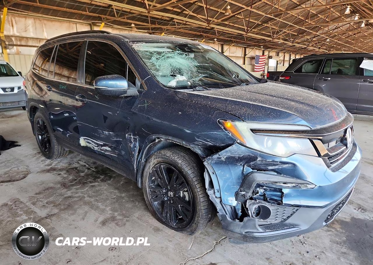 2021 Honda Pilot Se VIN:5FNYF5H25MB018571 - 4