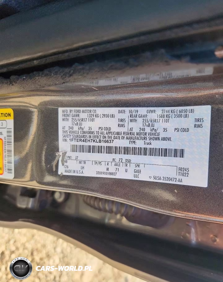 2019 Ford Ranger Xl VIN:1FTER4EH7KLB16637 - 12