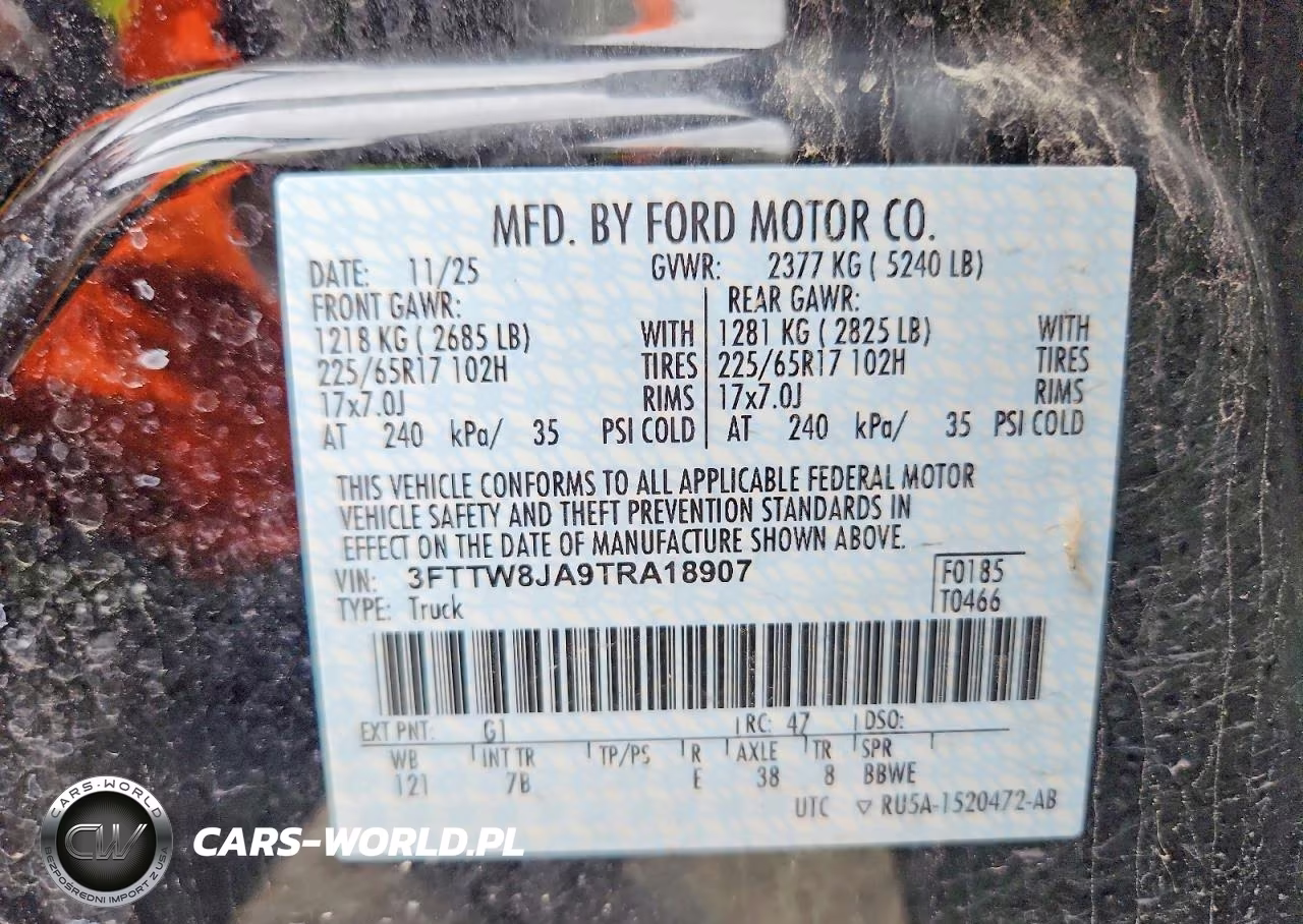 2026 Ford Maverick Xlt VIN:3FTTW8JA9TRA18907 - 12
