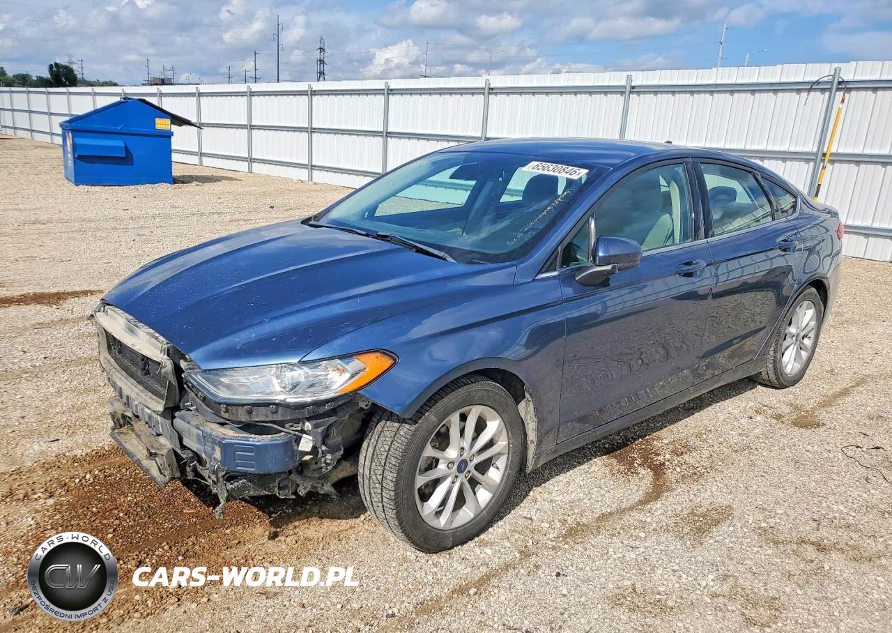 2019 Ford Fusion Se VIN:3FA6P0HD2KR248224 - 1