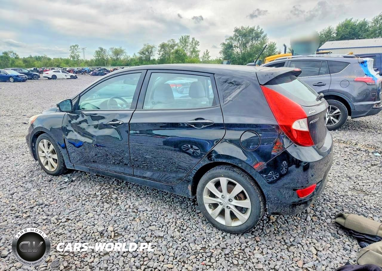 2013 Hyundai Accent Se VIN:KMHCU5AE9DU060801 - 2