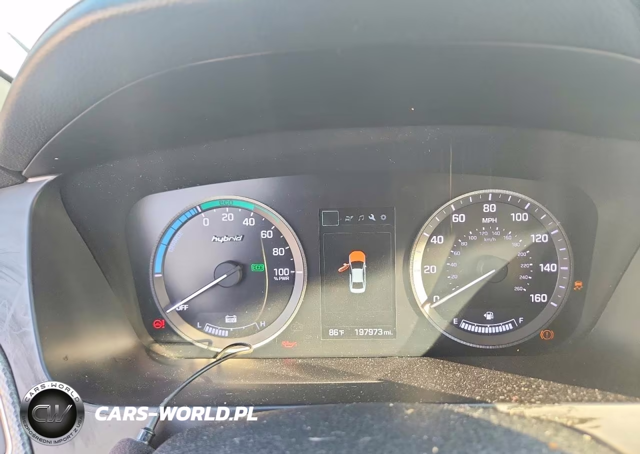 2016 Hyundai Sonata Hybrid Se VIN:KMHE24L12GA024487 - 9