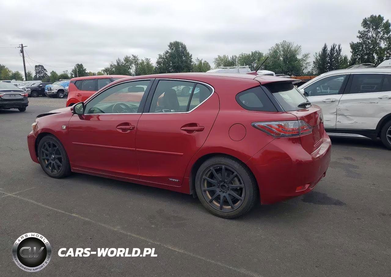 2012 Lexus Ct 200 VIN:JTHKD5BH8C2054361 - 2