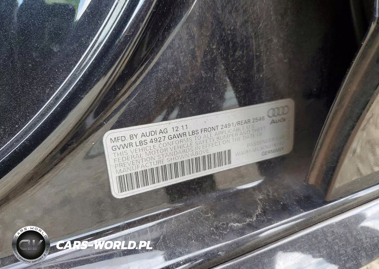 2012 Audi A4 Premium Plus VIN:WAUFFAFL3CN018142 - 12