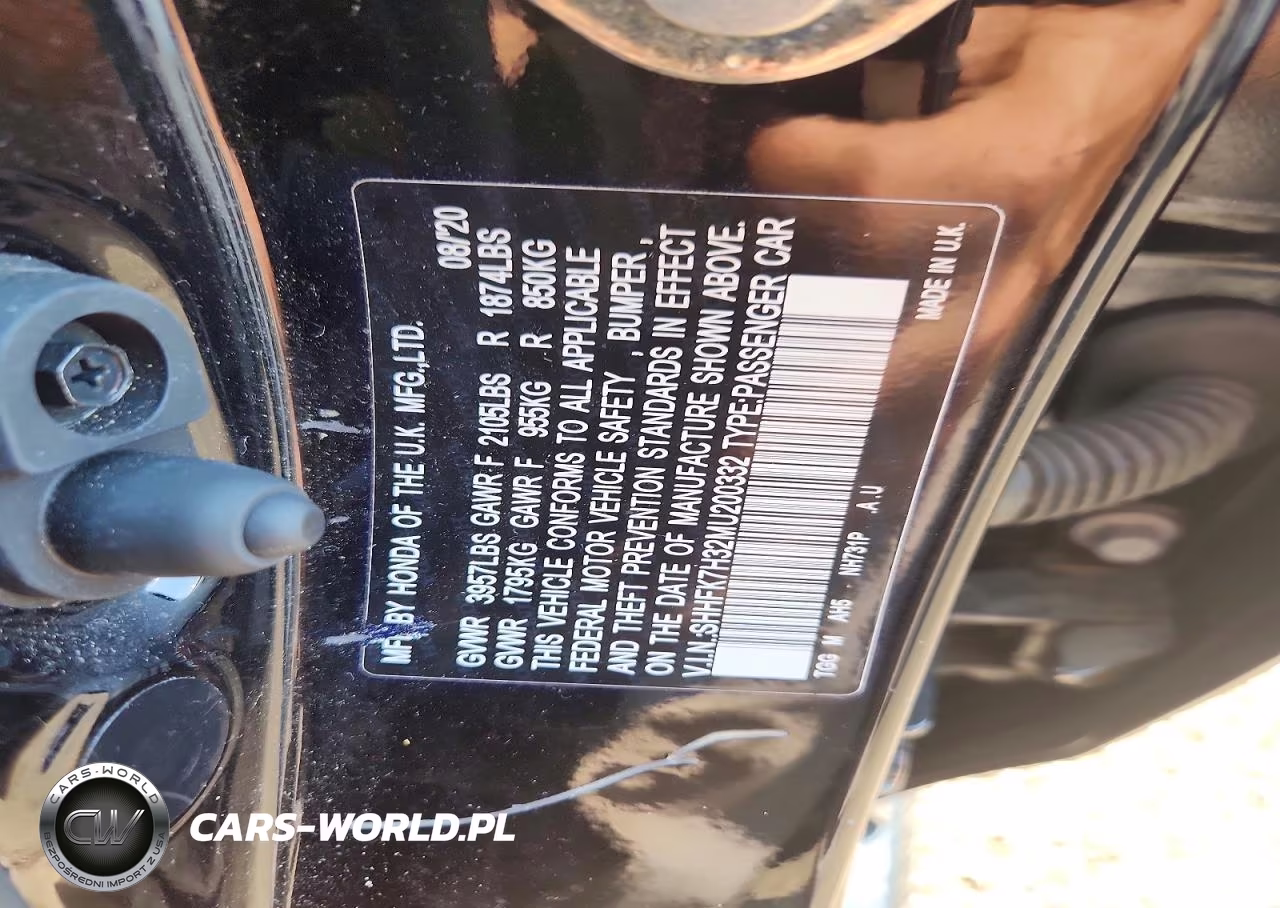 2021 Honda Civic Lx VIN:SHHFK7H32MU200332 - 12