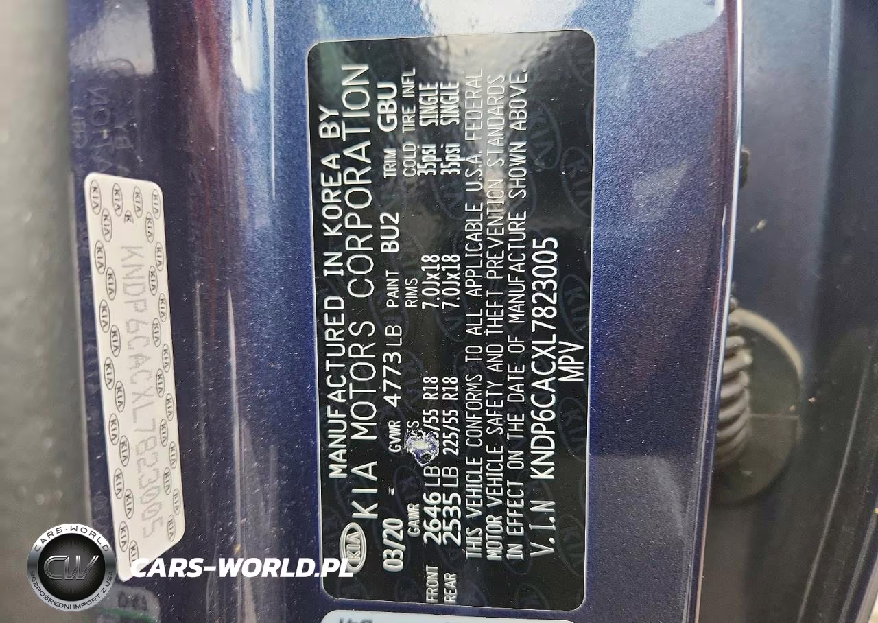 2020 Kia Sportage S VIN:KNDP6CACXL7823005 - 13