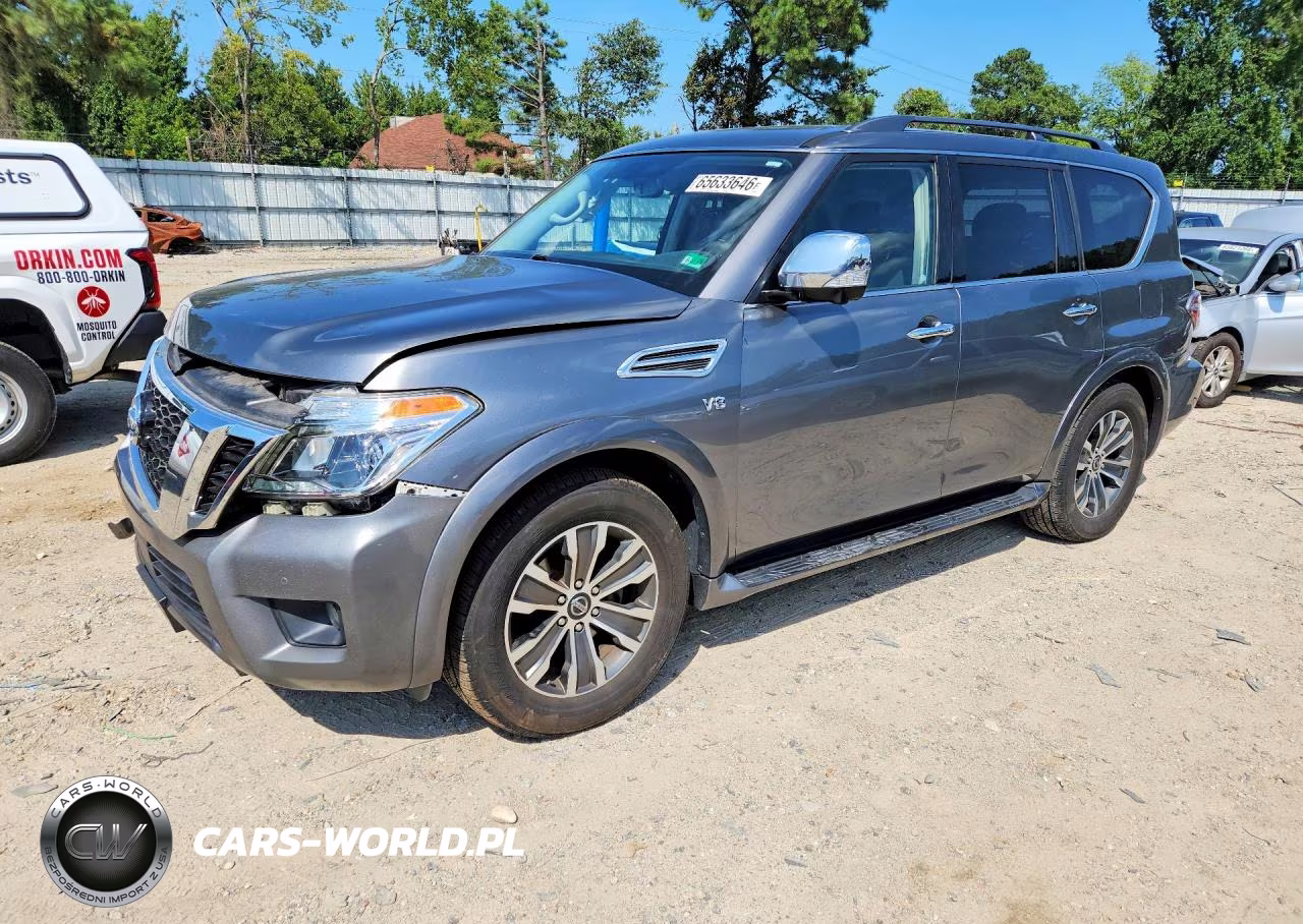 2019 Nissan Armada Sl VIN:JN8AY2ND6K9088916 - 1