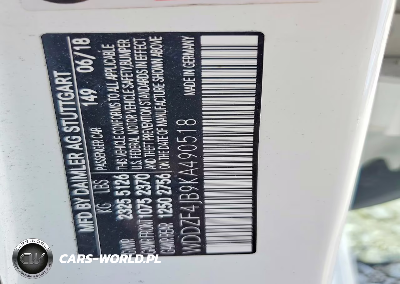 2019 Mercedes-Benz E 300 VIN:WDDZF4JB9KA490518 - 12