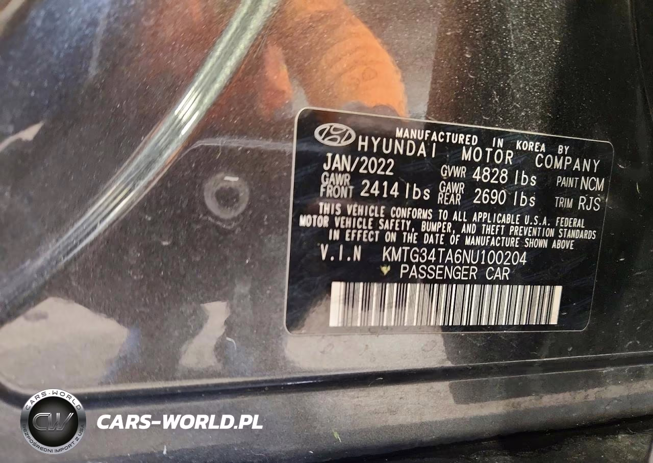 2022 Genesis G70 2.0T VIN:KMTG34TA6NU100204 - 12
