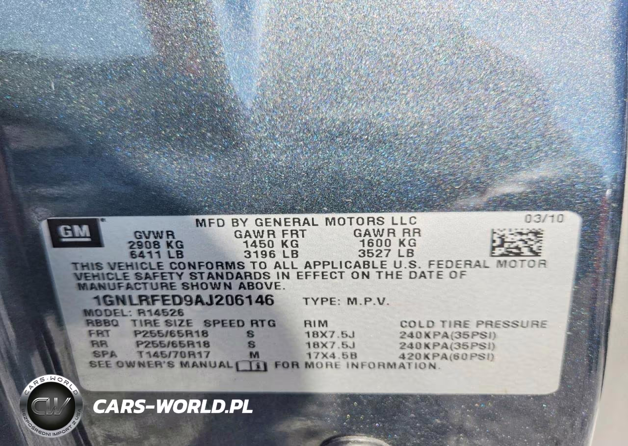 2010 Chevrolet Traverse Lt VIN:1GNLRFED9AJ206146 - 14