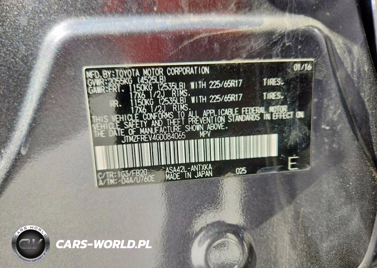 2016 Toyota Rav4 Le VIN:JTMZFREV4GD084065 - 13