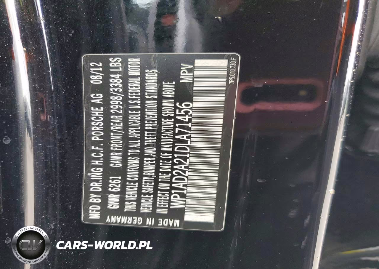 2013 Porsche Cayenne Gts VIN:WP1AD2A21DLA71456 - 13