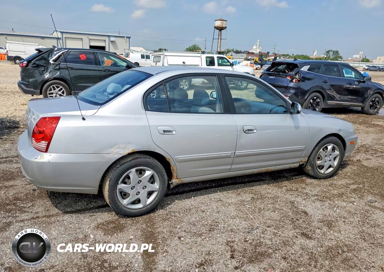 2004 Hyundai Elantra Gls VIN:KMHDN46D34U775553 - 3