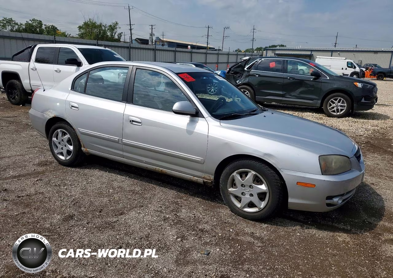 2004 Hyundai Elantra Gls VIN:KMHDN46D34U775553 - 4
