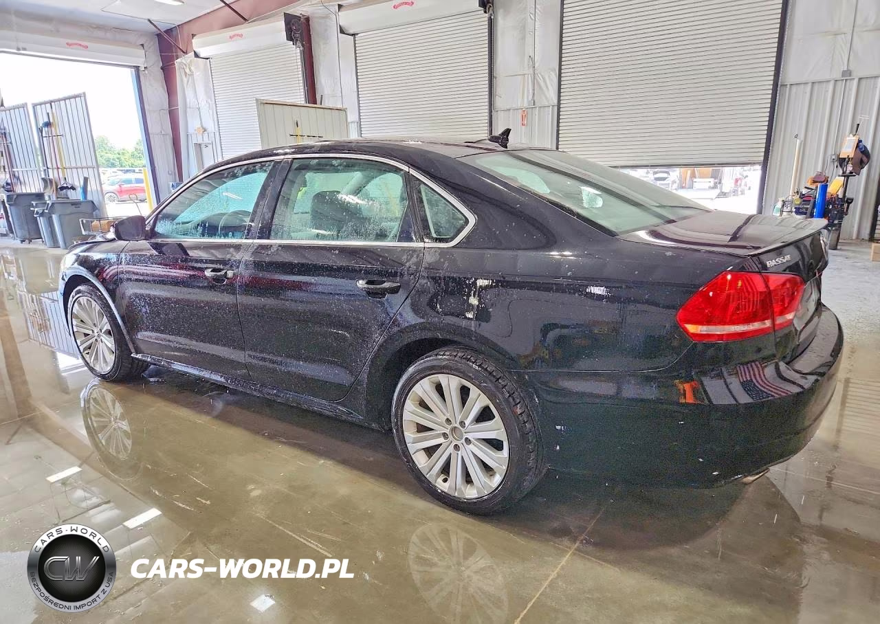 2013 Volkswagen Passat Se VIN:1VWBN7A36DC102397 - 2