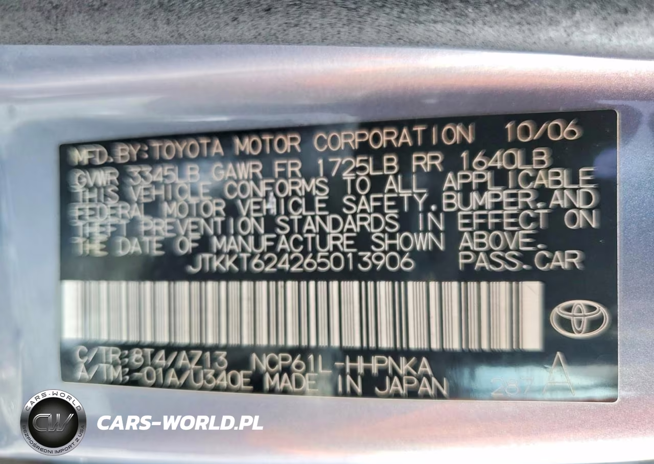 2006 Scion Xa Base VIN:JTKKT624265013906 - 14