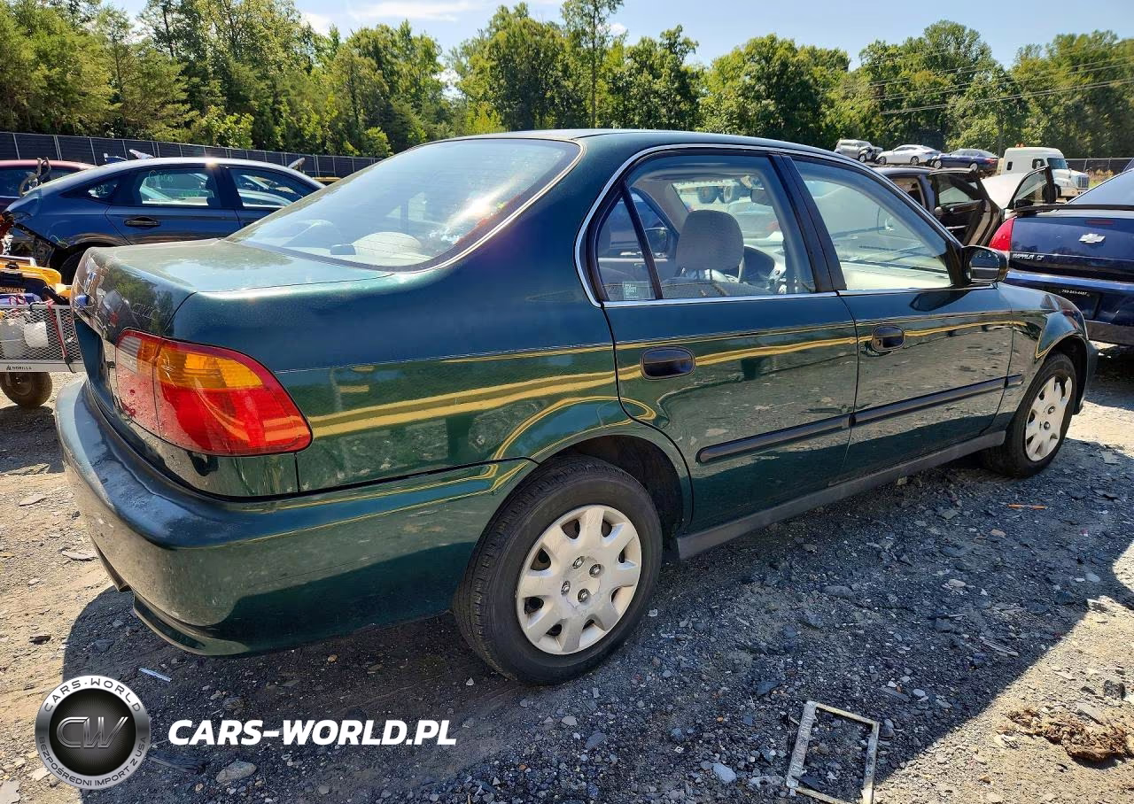 2000 Honda Civic Lx VIN:1HGEJ6574YL034644 - 3