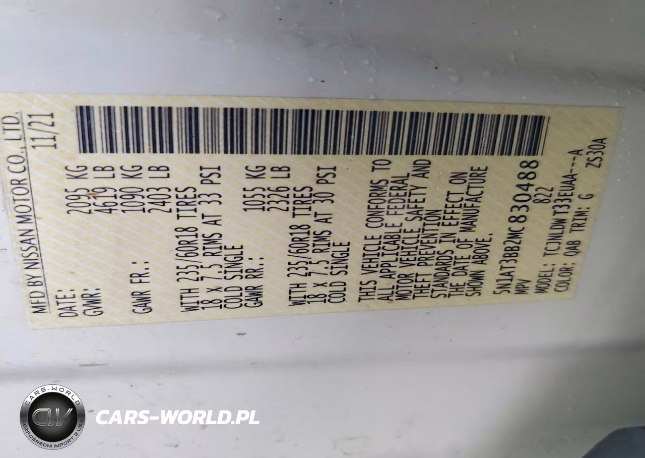 2021 Nissan Rogue Sv VIN:5N1AT3BB2MC830488 - 13