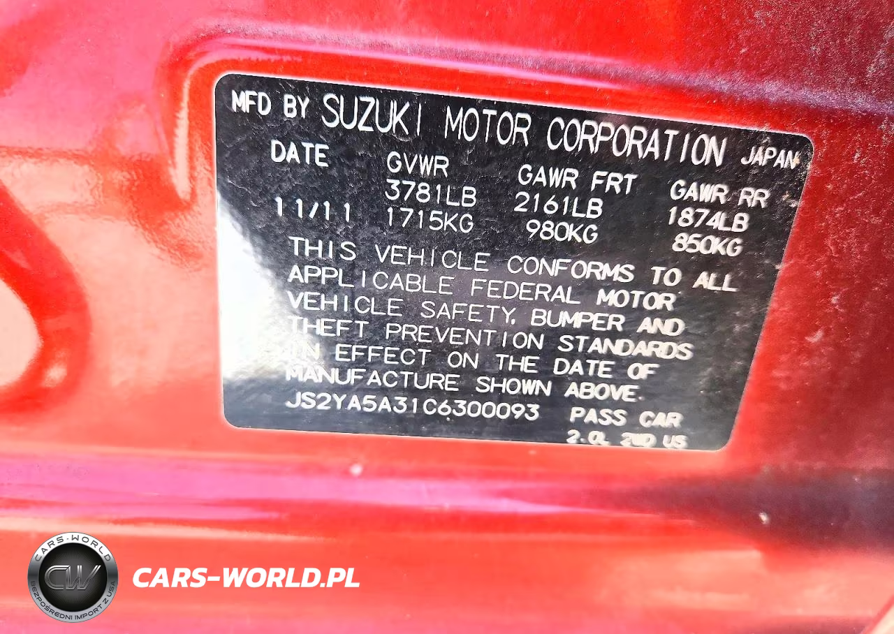 2012 Suzuki Sx4 VIN:JS2YA5A31C6300093 - 13