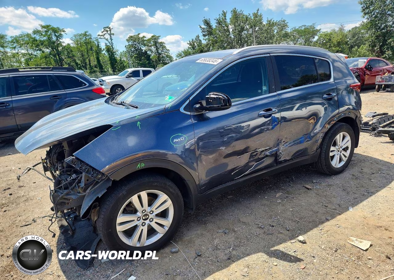 2017 Kia Sportage Lx VIN:KNDPMCAC6H7180570 - 1