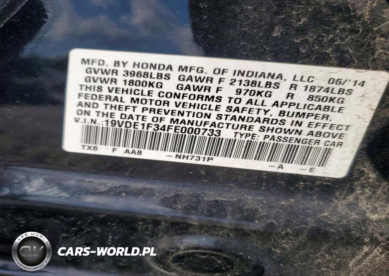2015 Acura Ilx 20 VIN:19VDE1F34FE000733 - 12