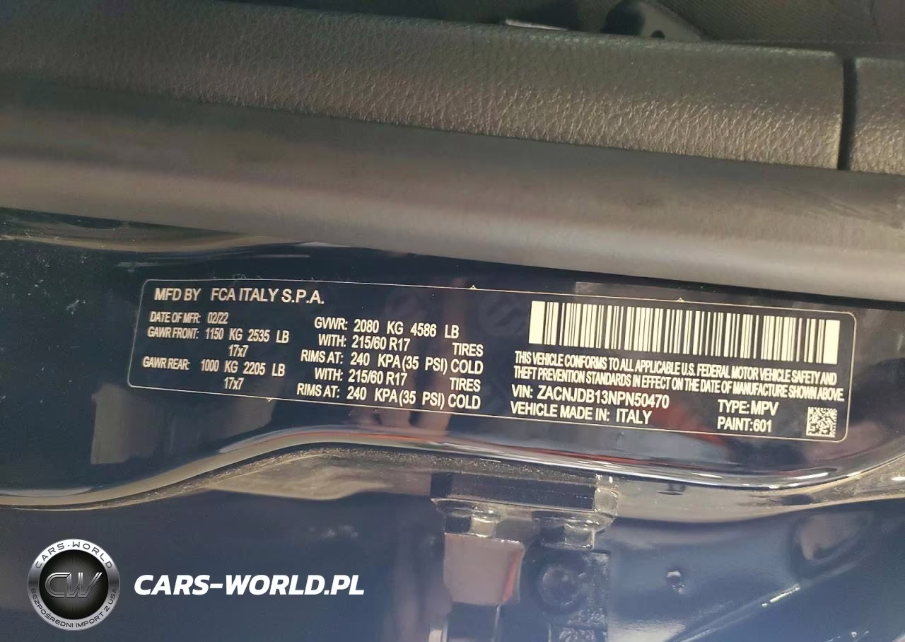 2022 Jeep Renegade Latitude VIN:ZACNJDB13NPN50470 - 13