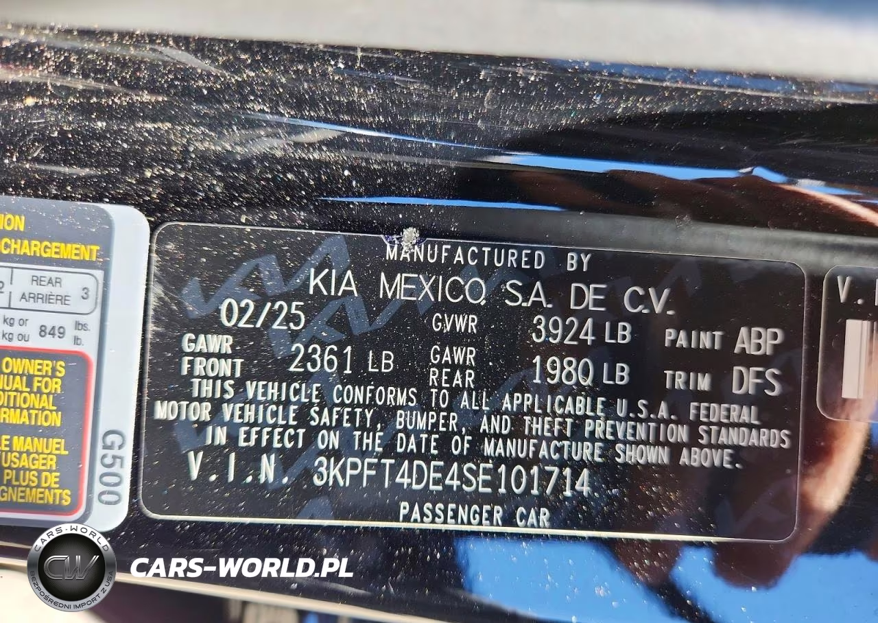 2025 Kia K4 Lxs VIN:3KPFT4DE4SE101714 - 12