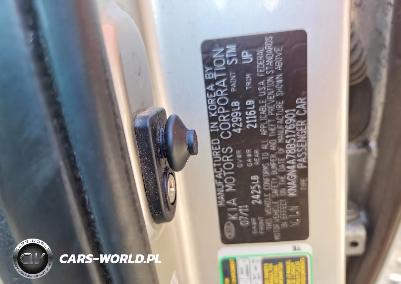 2011 Kia Optima Ex VIN:KNAGN4A78B5176901 - 12