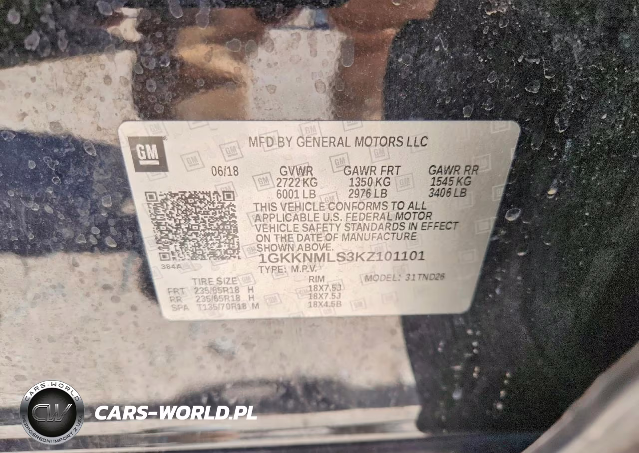 2019 GMC Acadia Slt-1 VIN:1GKKNMLS3KZ101101 - 13