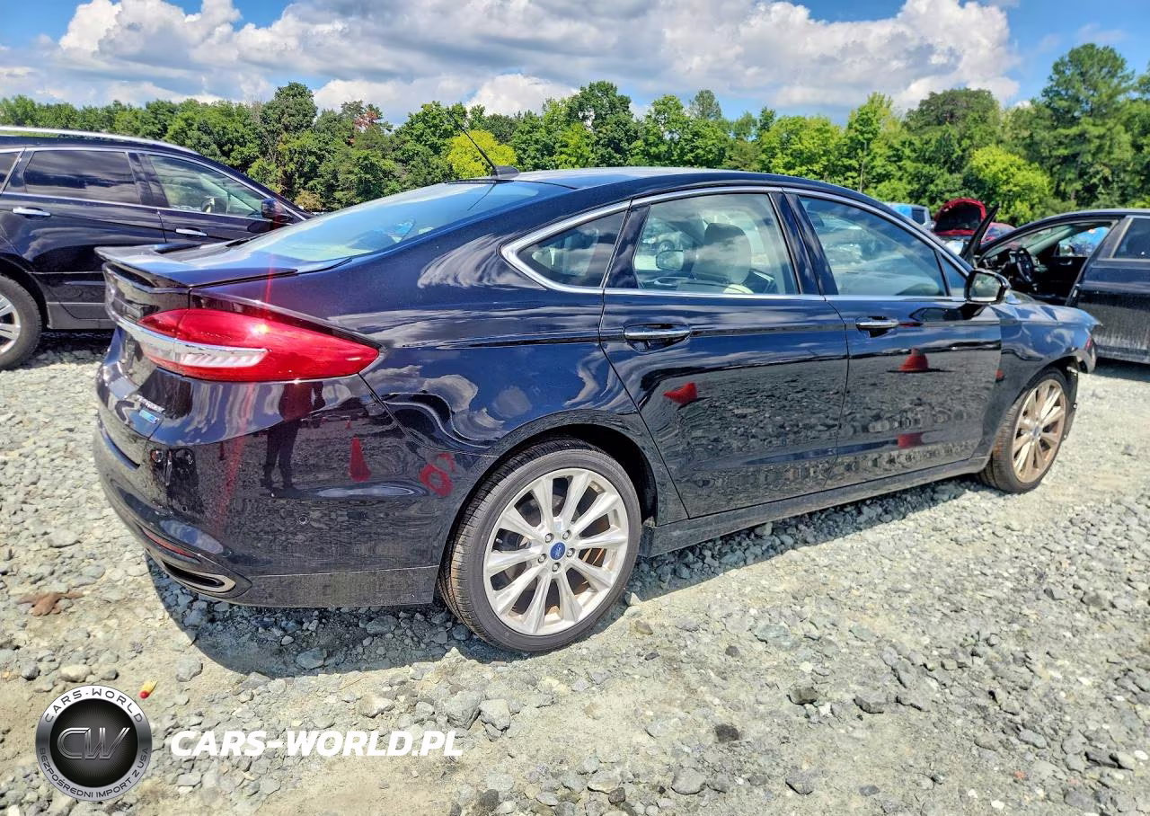 2017 Ford Fusion Titanium VIN:3FA6P0D99HR293347 - 3
