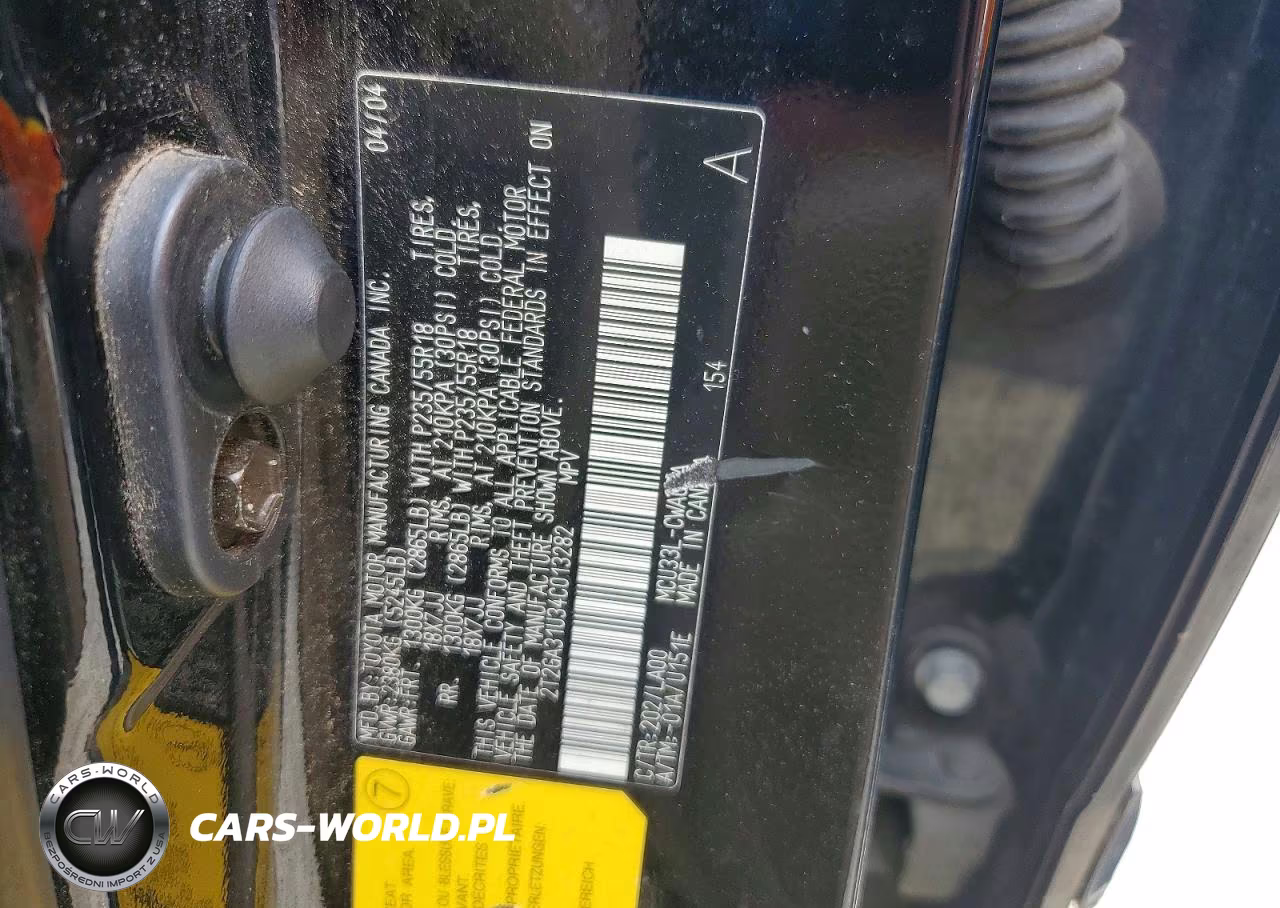 2004 Lexus Rx 330 VIN:2T2GA31U34C013282 - 12