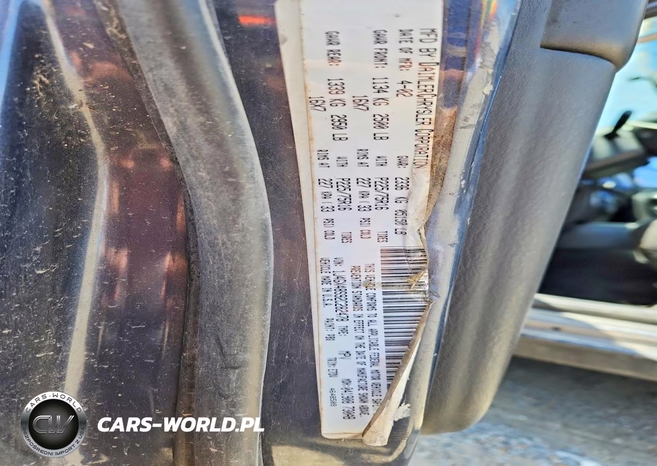 2002 Jeep Grand Cherokee Laredo VIN:1J4GX48S92C282478 - 13
