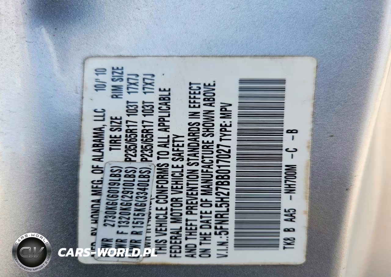 2011 Honda Odyssey Lx VIN:5FNRL5H27BB017027 - 14