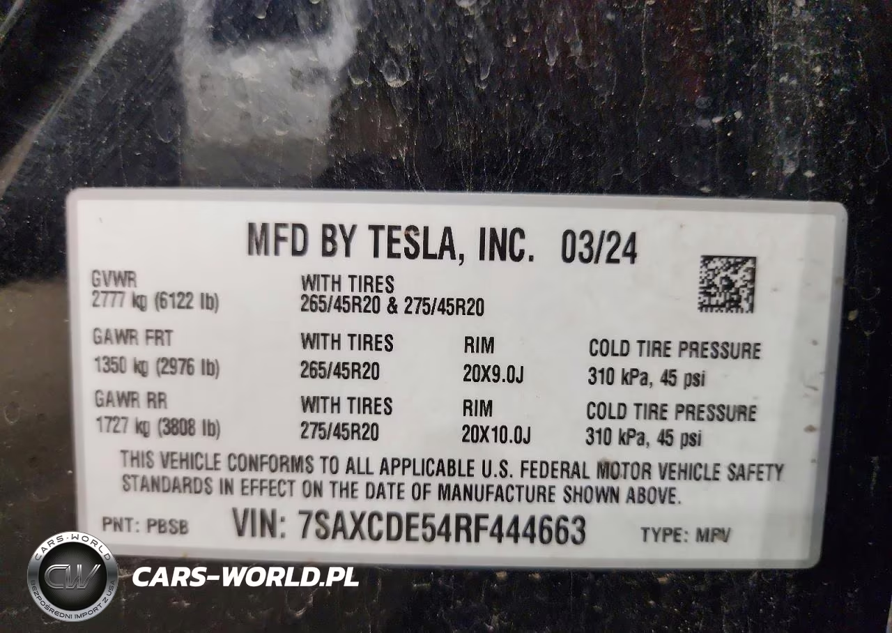 2024 Tesla Model X VIN:7SAXCDE54RF444663 - 12