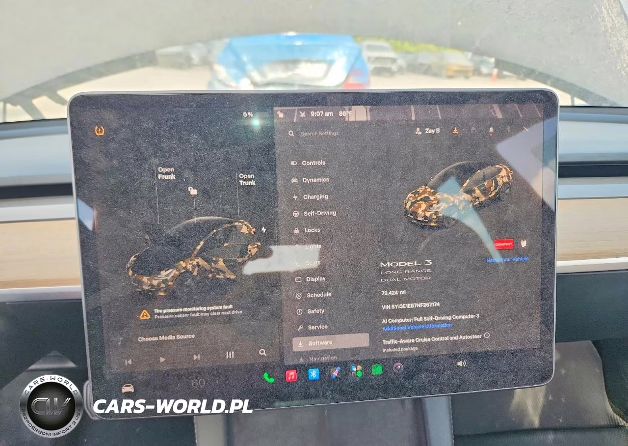 2022 Tesla Model 3 VIN:5YJ3E1EB7NF267174 - 9