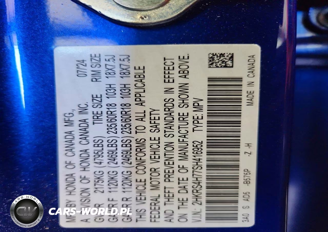 2025 Honda Cr-V Exl VIN:2HKRS4H77SH416952 - 14