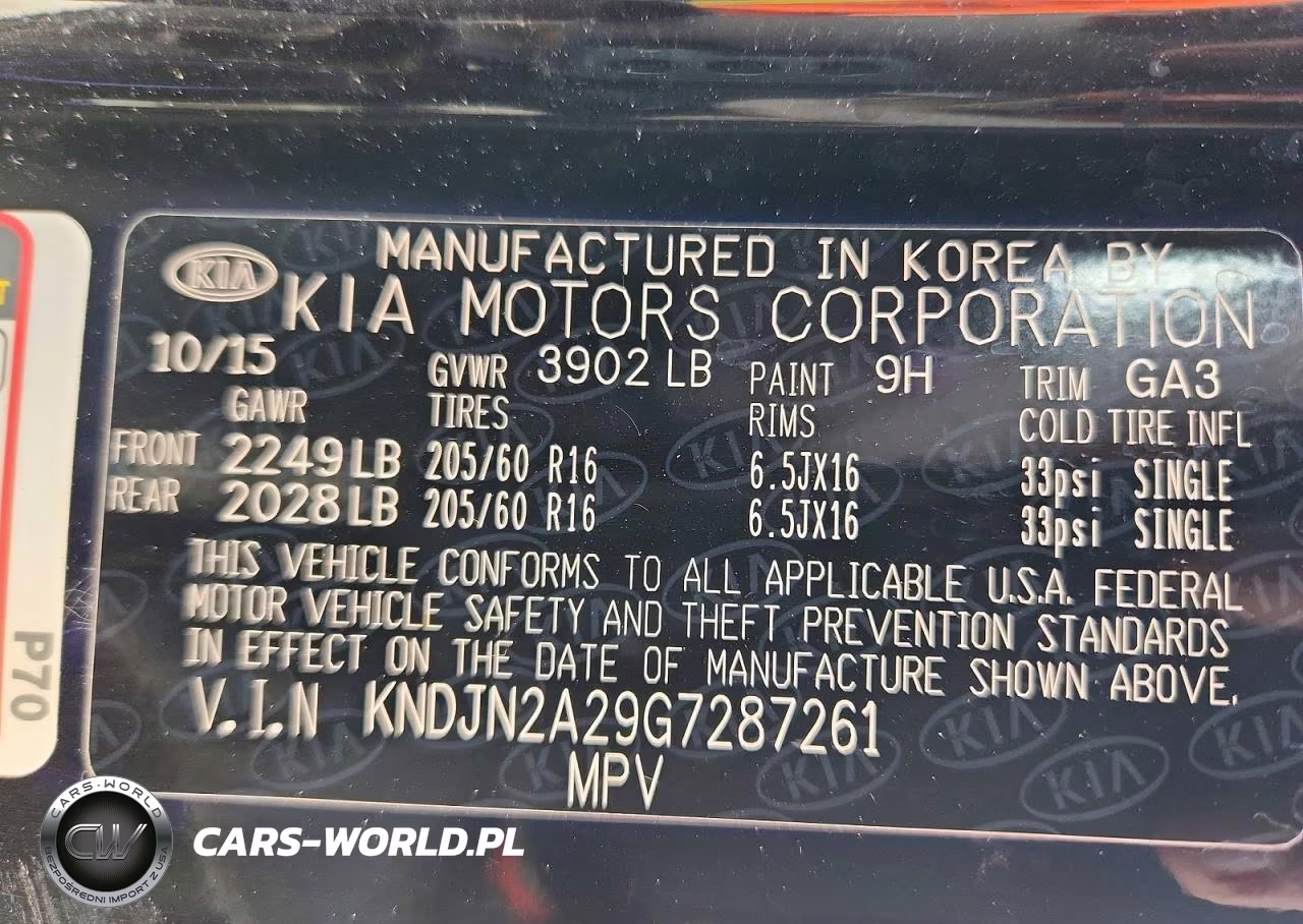 2016 Kia Soul Base VIN:KNDJN2A29G7287261 - 12