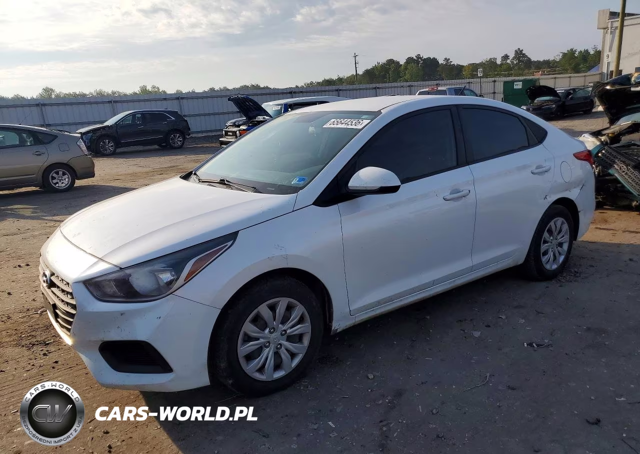 2019 Hyundai Accent Se VIN:3KPC24A33KE055107 - 1