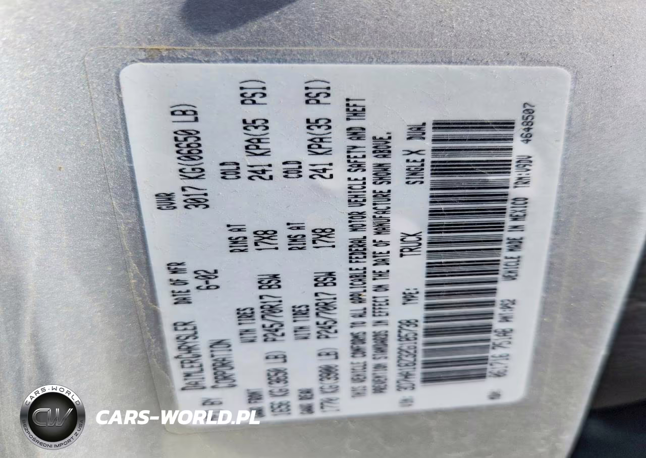 2002 Dodge Ram 1500 VIN:3D7HA18Z32G185738 - 12