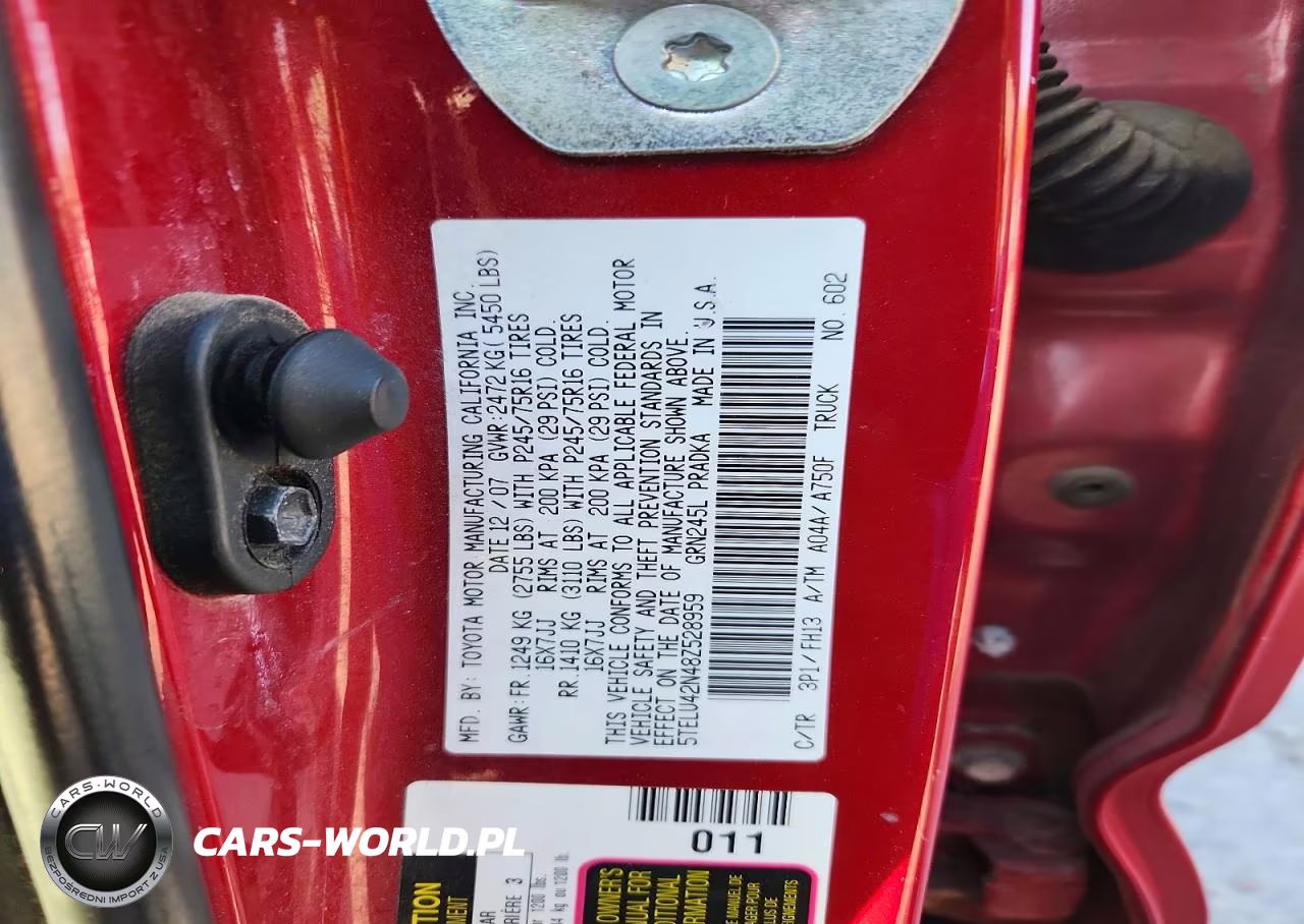 2008 Toyota Tacoma V6 VIN:5TELU42N48Z528959 - 12
