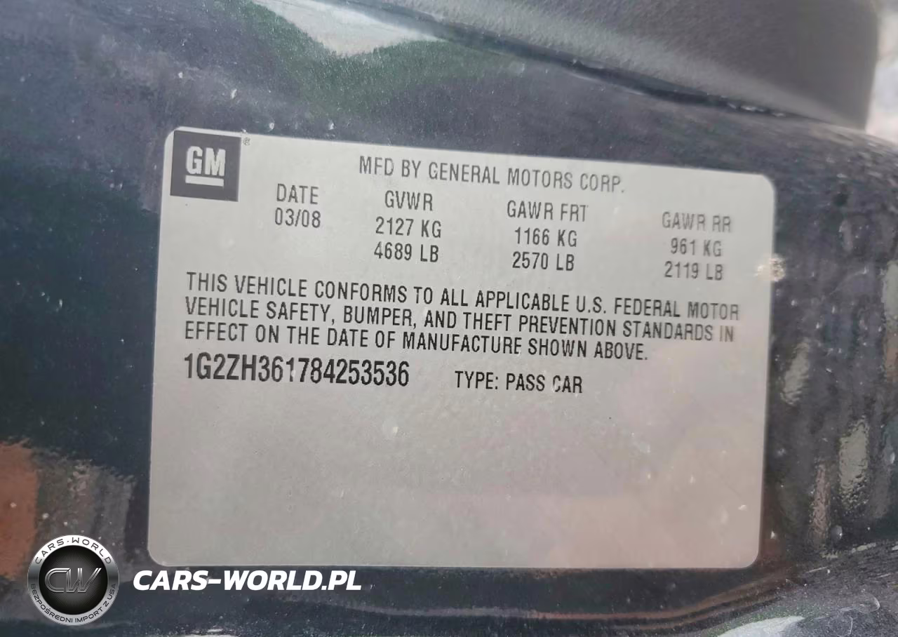 2008 Pontiac G6 Gt VIN:1G2ZH361784253536 - 12