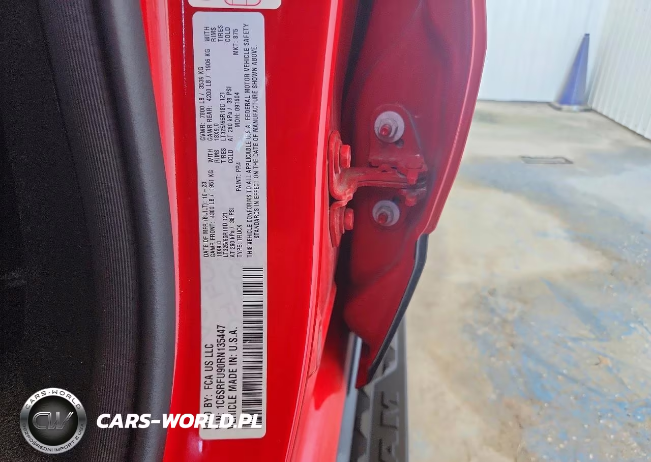 2024 Ram 1500 Trx VIN:1C6SRFU90RN135447 - 12