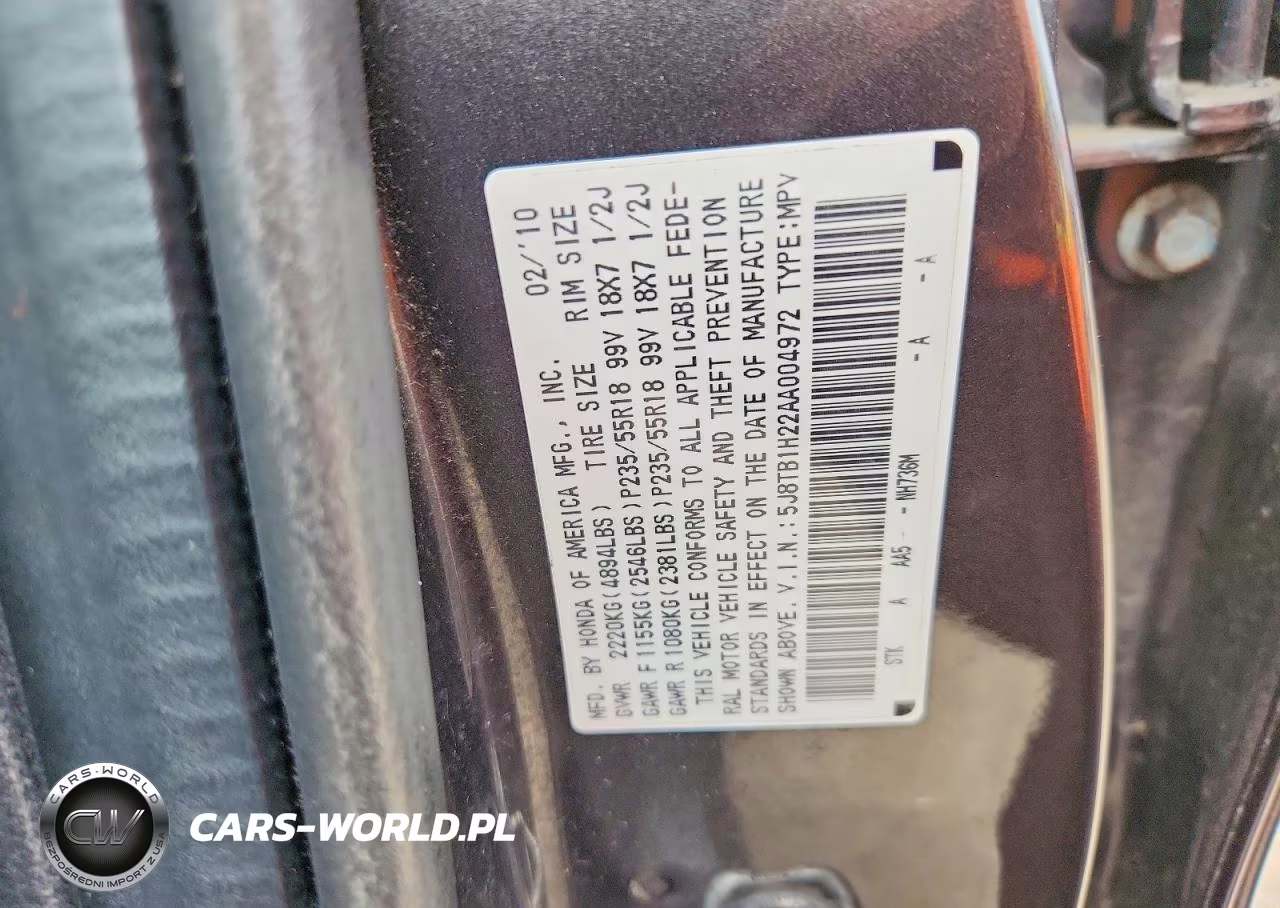 2010 Acura Rdx VIN:5J8TB1H22AA004972 - 12