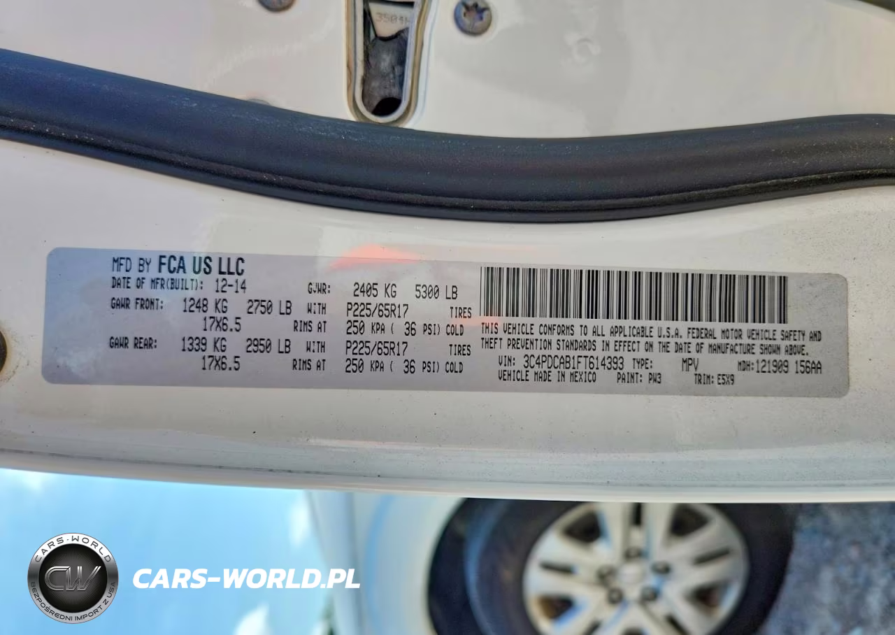 2015 Dodge Journey Se VIN:3C4PDCAB1FT614393 - 13