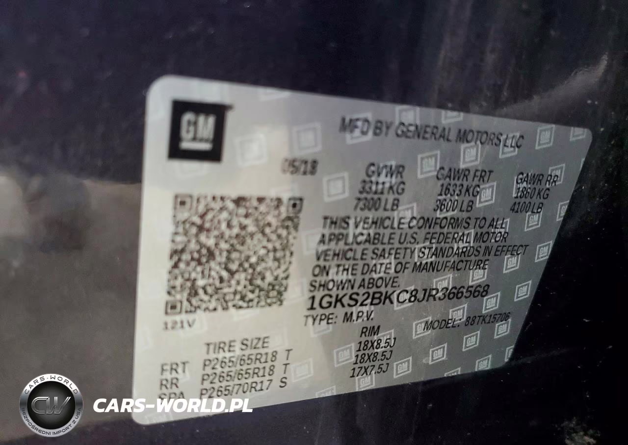 2018 GMC Yukon Slt VIN:1GKS2BKC8JR366568 - 13