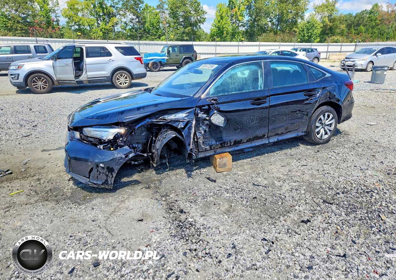 2025 Honda Civic Lx VIN:2HGFE2F27SH564129 - 1