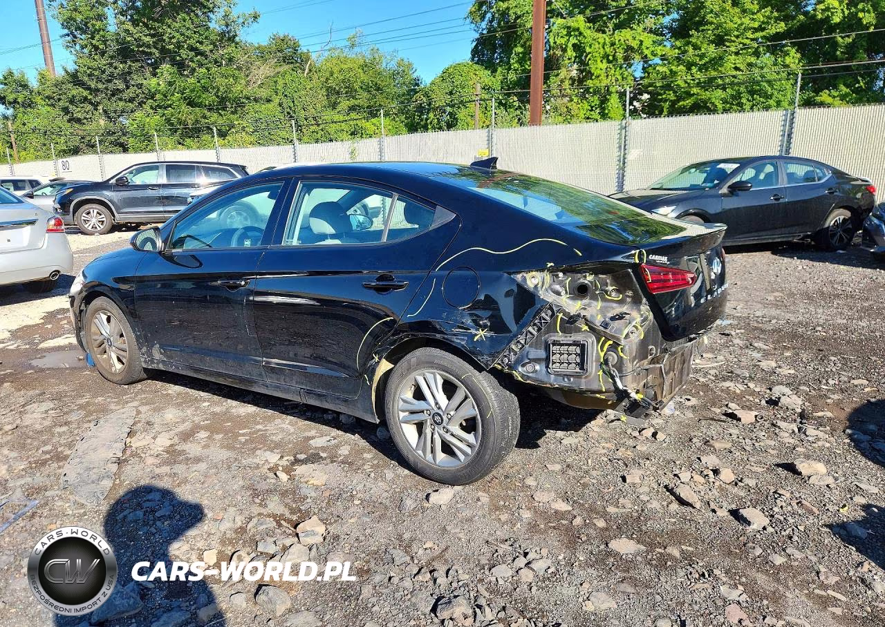 2019 Hyundai Elantra Sel VIN:KMHD84LFXKU863834 - 2