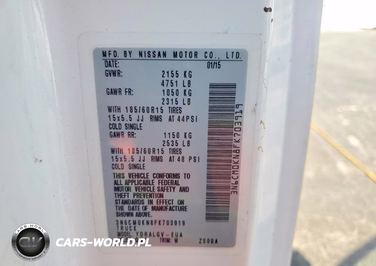 2015 Nissan Nv200 Sv VIN:3N6CM0KN8FK703919 - 13